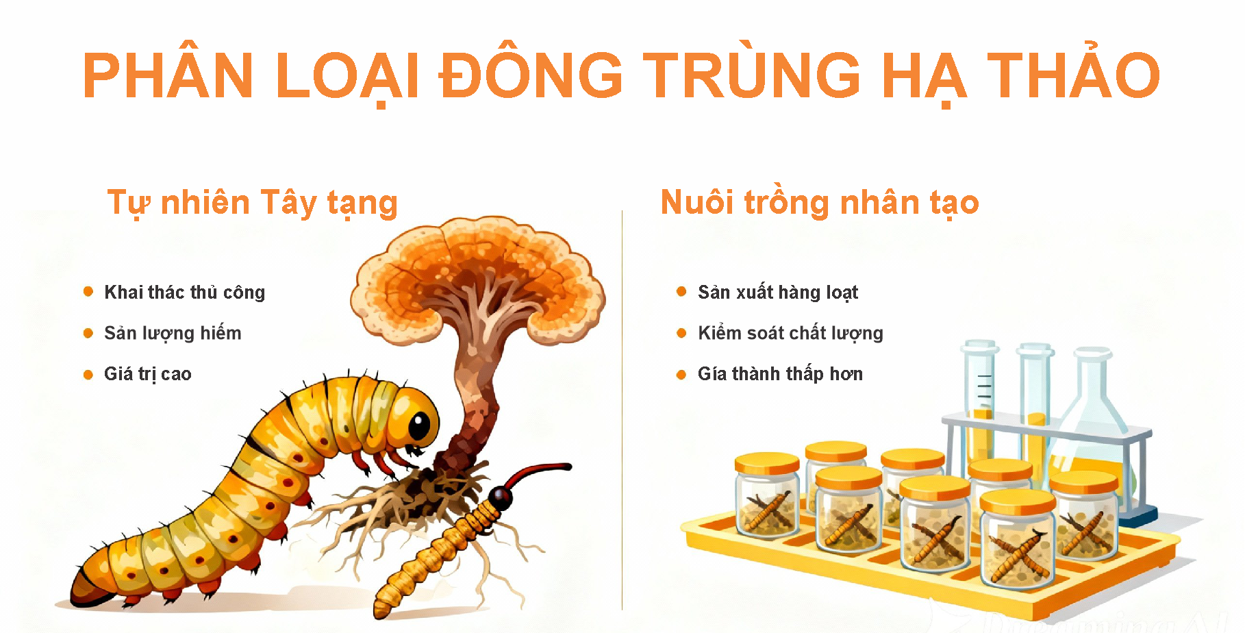 Những điều cần biết trước khi chọn mua Đông trùng hạ thảo